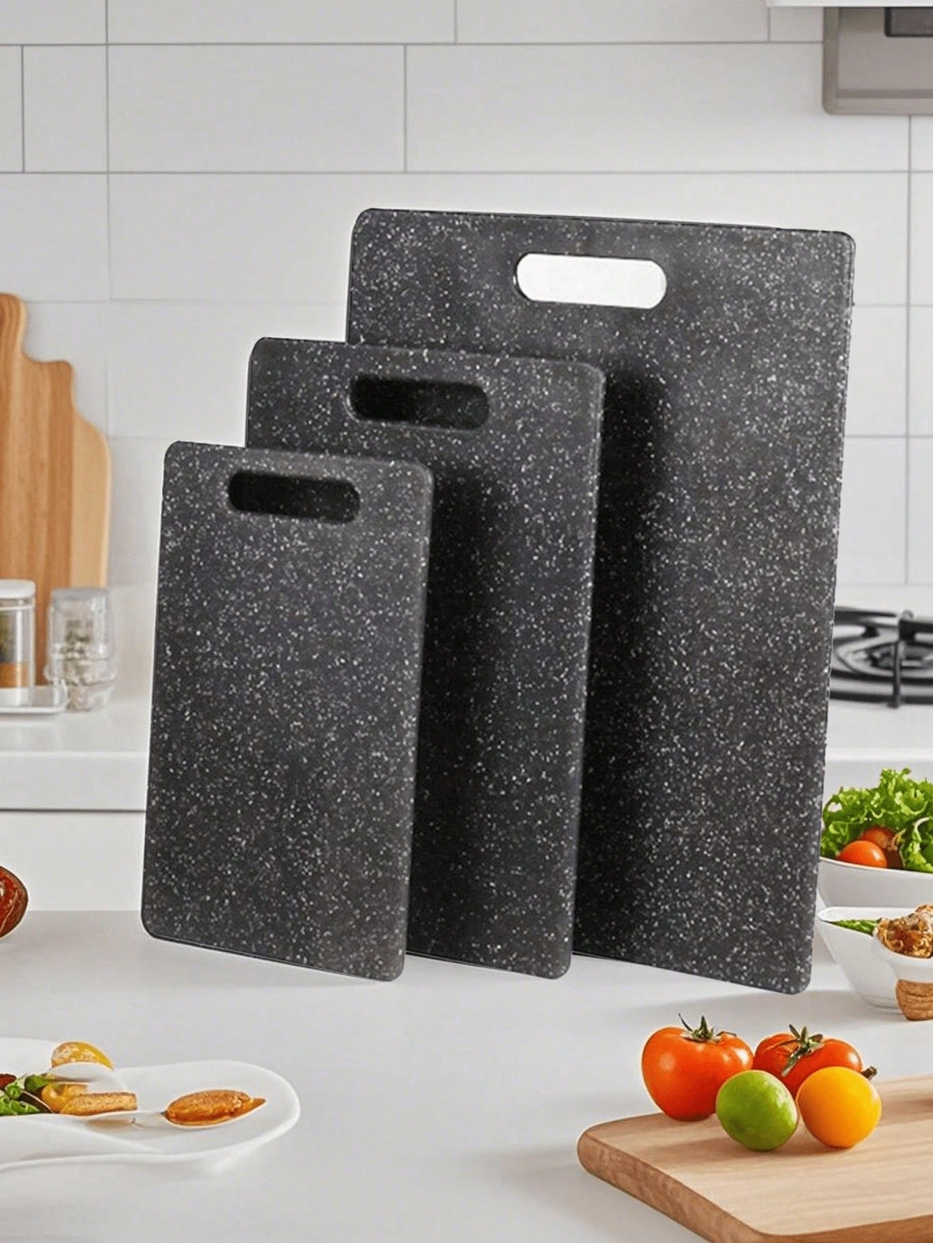 Meal Prep Meal Ideas - Marble Pattern Cutting Board Set (1/3