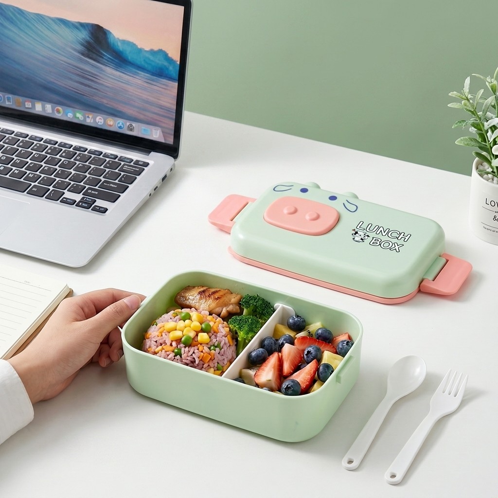 Meal Prep Meal Ideas - Kawaii Plastic Bento Box for Kids