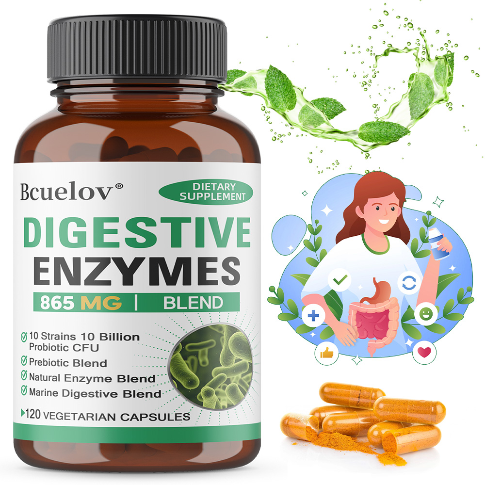 Meal Prep Co - Digestive Enzymes + Probiotics + Prebiotics,Promote