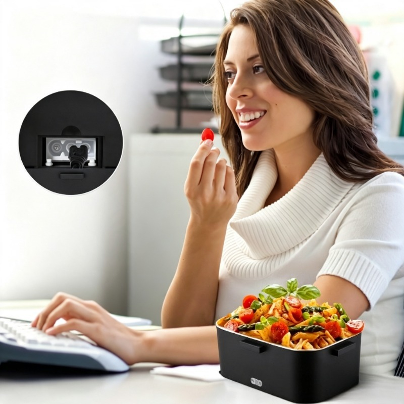 Stainless Bento Box - Electric Heated Lunch Box 110V for