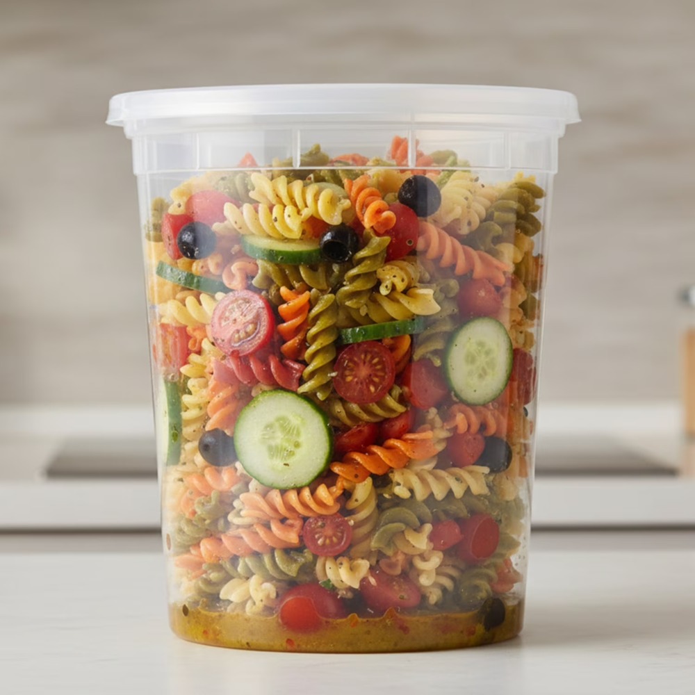 Meal Prep Plan - Set of 40 Plastic Deli Containers,
