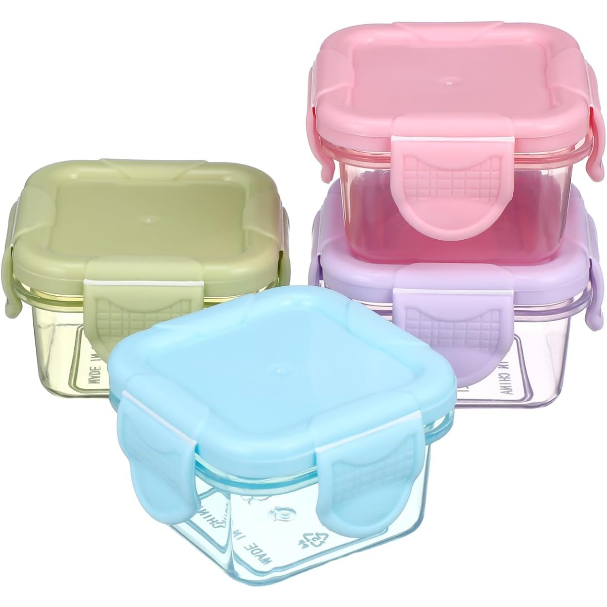 Meal Prep Plan - 4 PCS Food Storage Containers with