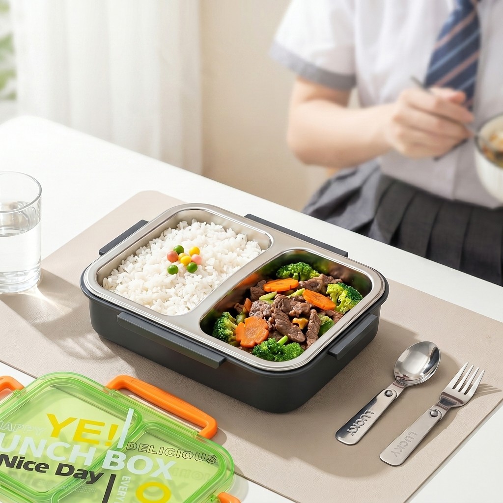 Meal Prep Meal Ideas - Microwavable 304 Stainless Steel Bento Lunch