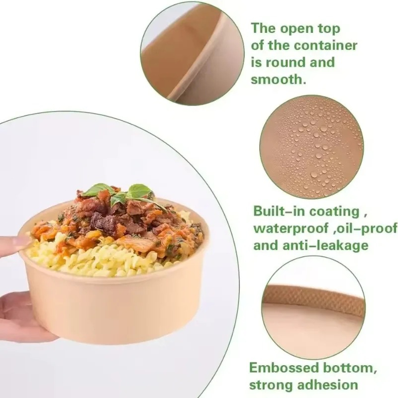 10/20PCS Kraft Paper Round Bow - Meal Prep Plan ulasan dan harga