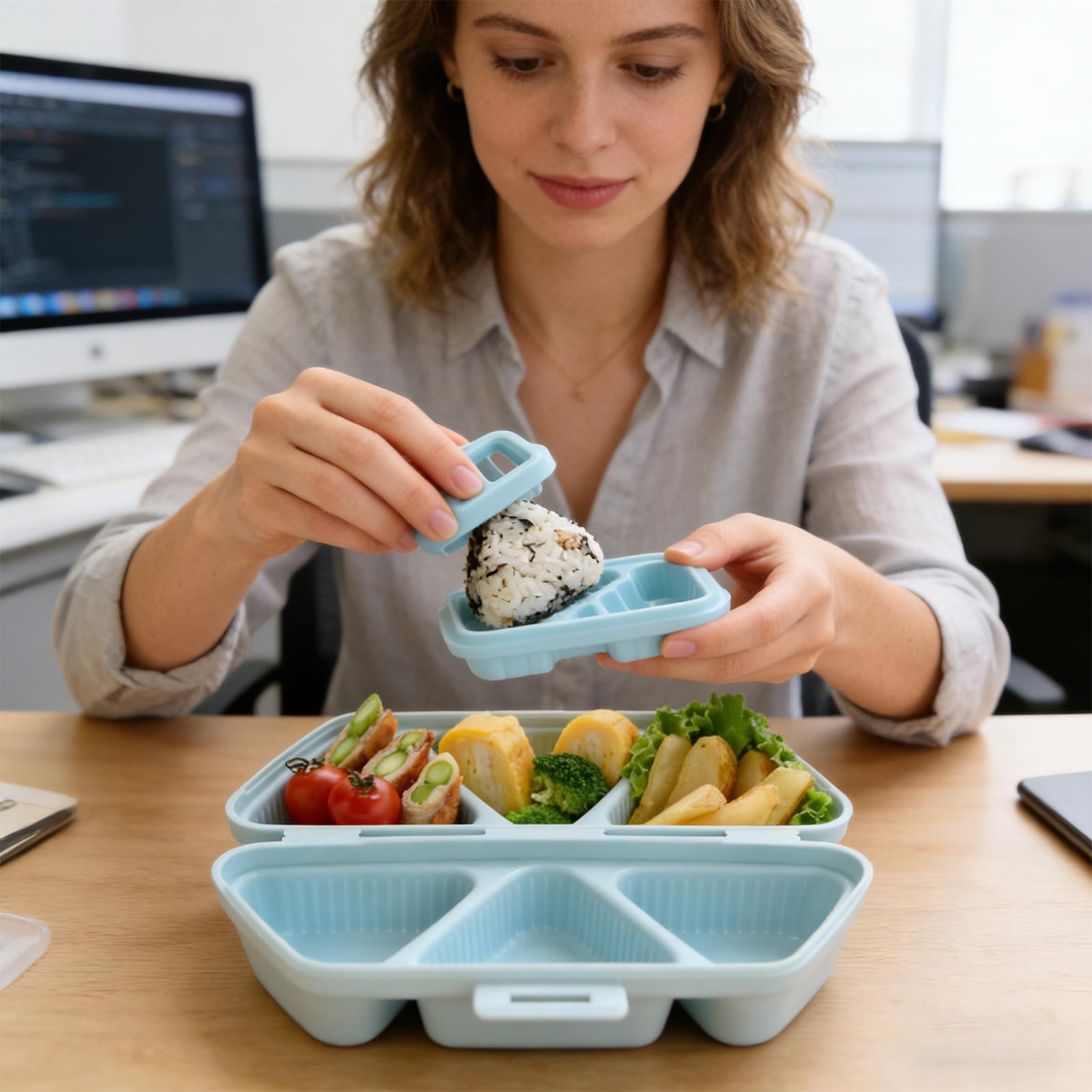 Rice Ball Mold 6-Cavity Japane - Meal Prep Rice ulasan dan harga