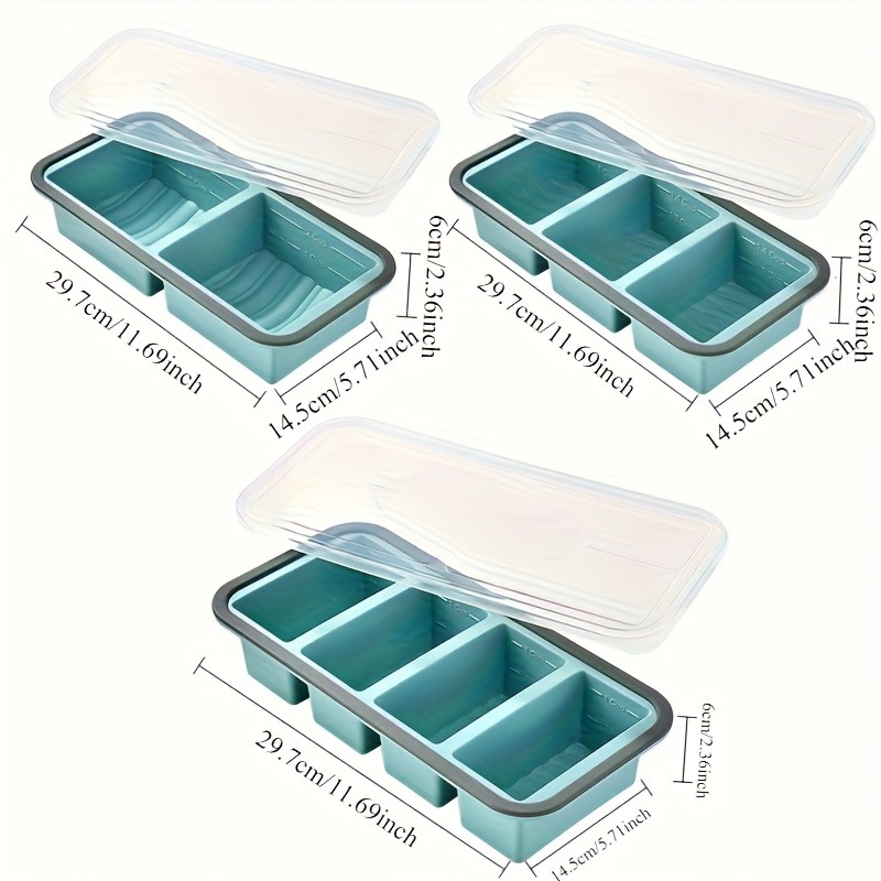 Extra Large Square Food Storag - Meal Prep Chia Pudding ulasan dan harga
