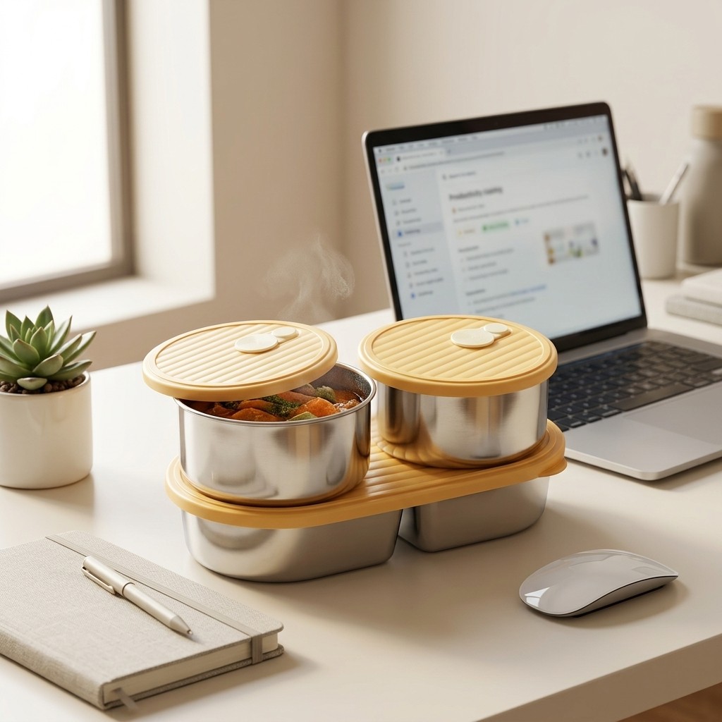 Microwavable 304 Stainless Ste - Meal Prep Meal Ideas ulasan dan harga