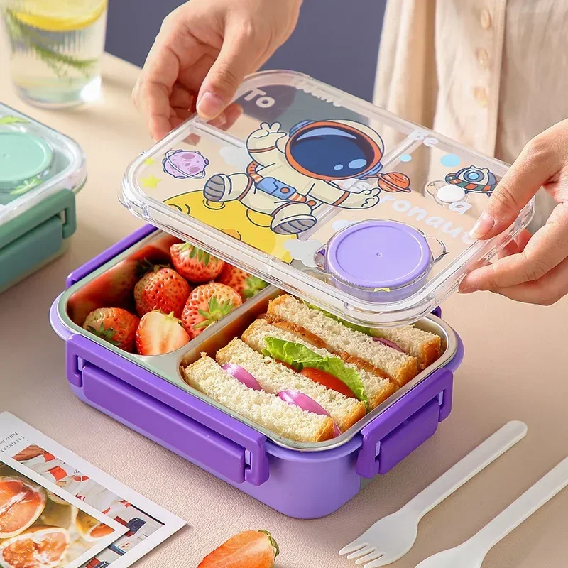 Unicorn Cartoon Bento Lunch Bo - Meal Prep Snacks For Toddlers ulasan dan harga