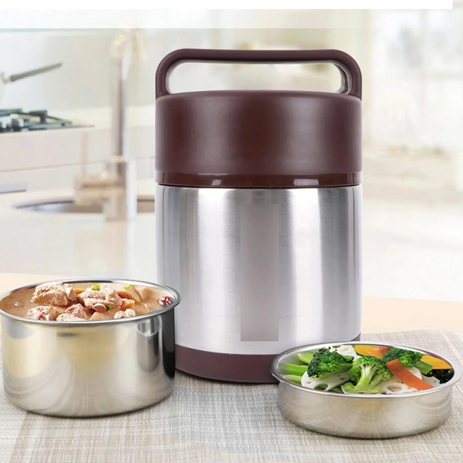 bento lunch box for adults Lar - Stainless Bento Box ulasan dan harga
