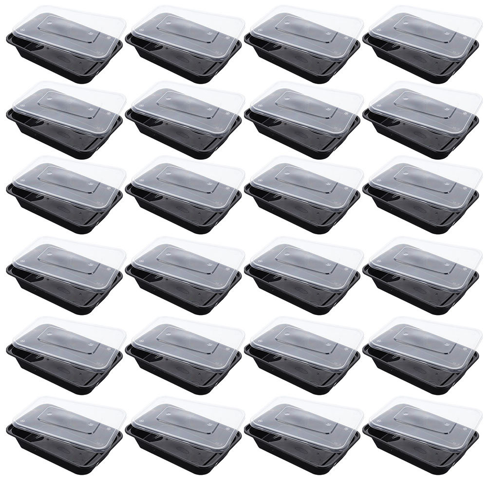 50pcs Disposable Rectangular F - Meal Prep Rice ulasan dan harga