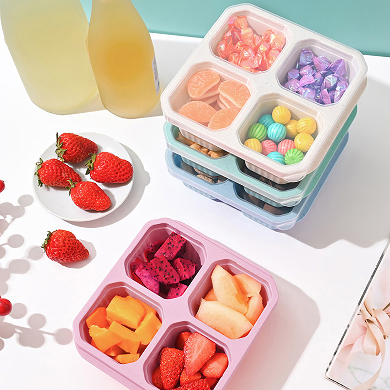 @*Snack Containers 4 Compartme - Meal Prep Meal Ideas ulasan dan harga