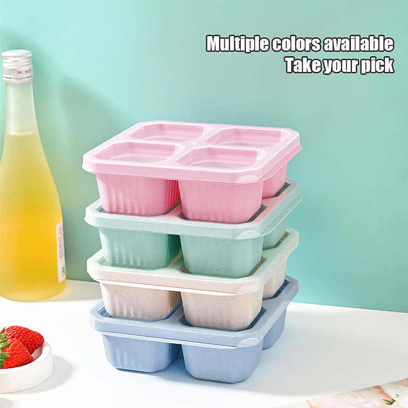 @*Snack Containers 4 Compartme - Meal Prep Meal Ideas ulasan dan harga