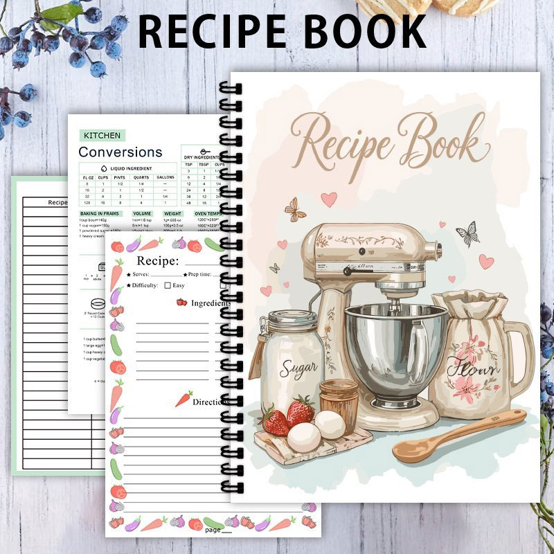 Recipe Journal 100 Sheets Blan - Meal Prep Plan ulasan dan harga