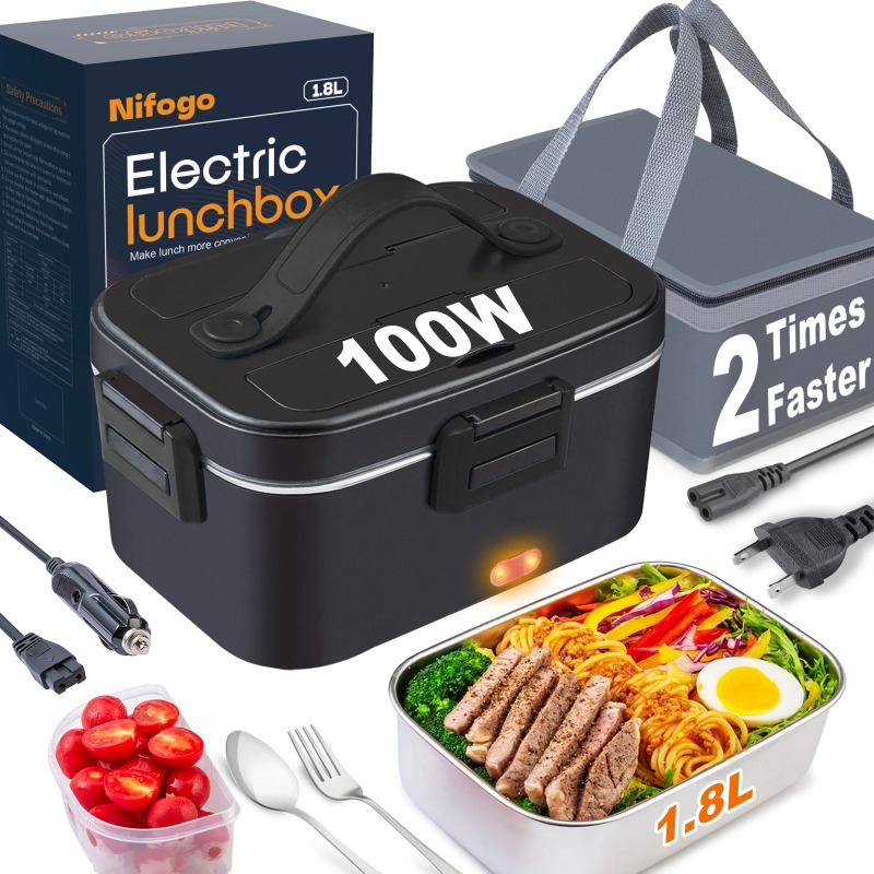 Electric Heated Lunch Box 110V - Stainless Bento Box ulasan dan harga
