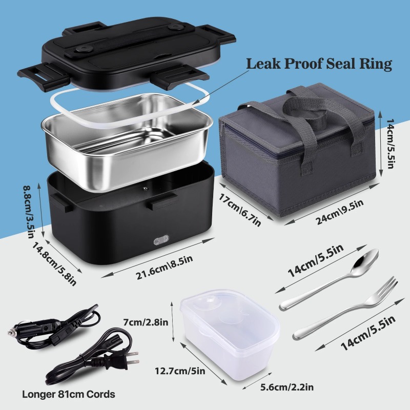 Electric Heated Lunch Box 110V - Stainless Bento Box ulasan dan harga