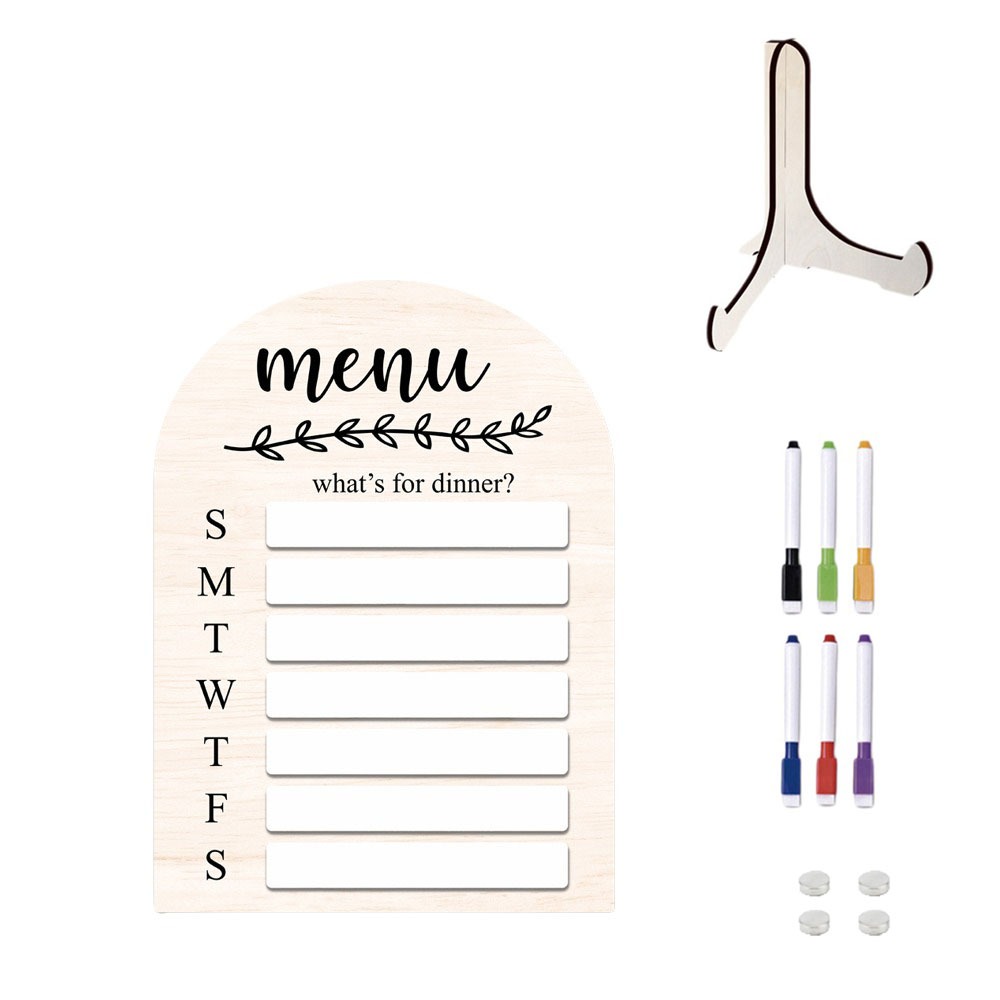 Practical Magnetic Fridge Meal - Meal Prep Menu ulasan dan harga