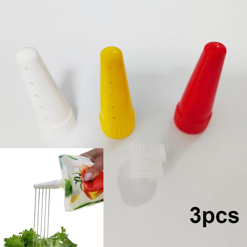 【H】3Pcs/Set Kitchen Ketchup Sq - Sauce Squeeze Bottle ulasan dan harga