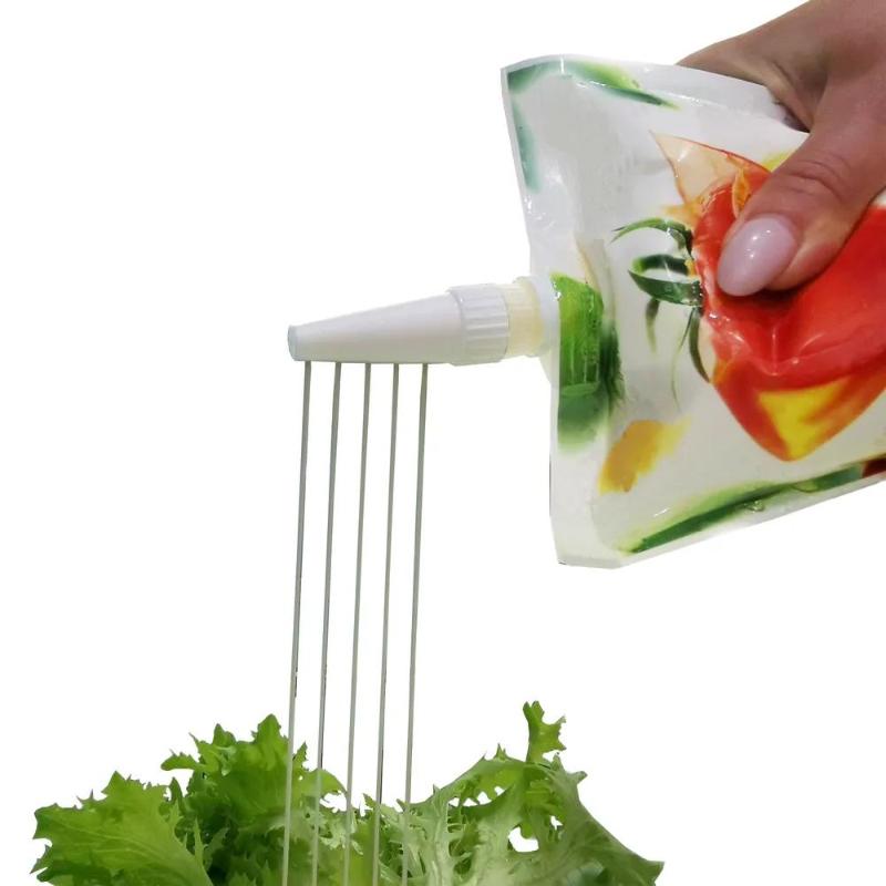 【H】3Pcs/Set Kitchen Ketchup Sq - Sauce Squeeze Bottle ulasan dan harga