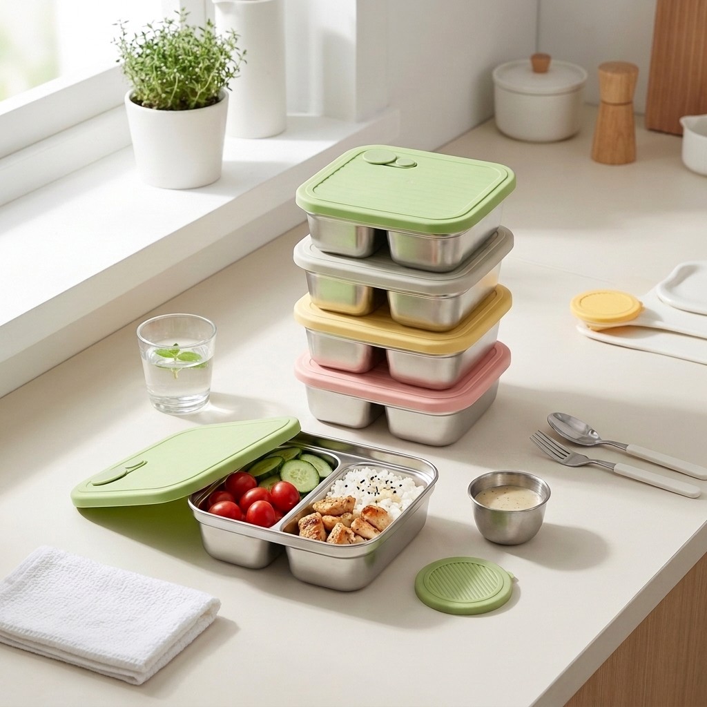 304 Stainless Steel Bento Lunc - Meal Prep Meal Ideas ulasan dan harga