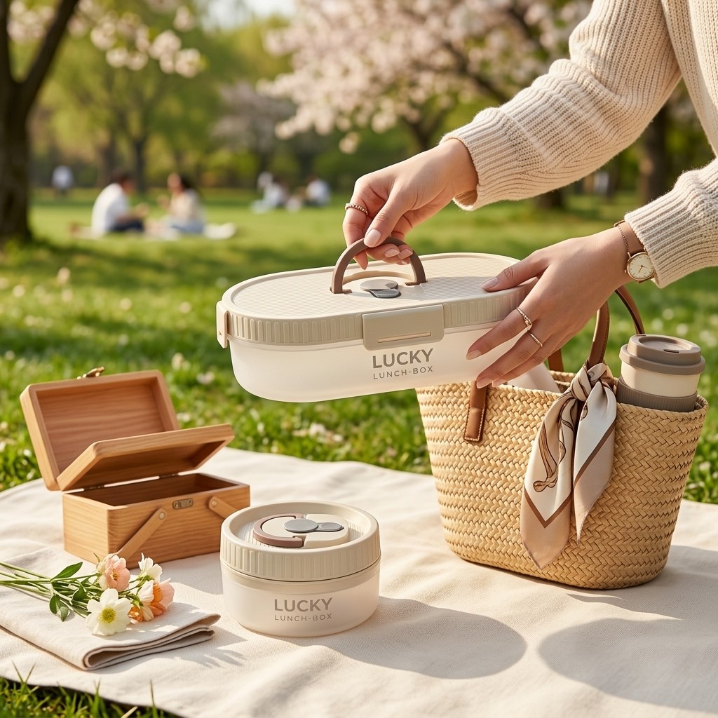 Portable Bento Lunch Box Set L - Meal Prep Meal Ideas ulasan dan harga