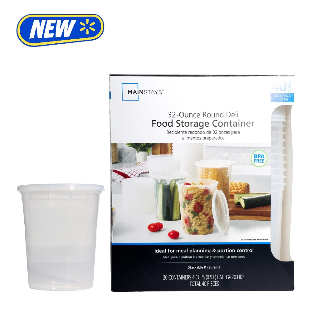Set of 40 Plastic Deli Contain - Meal Prep Plan ulasan dan harga