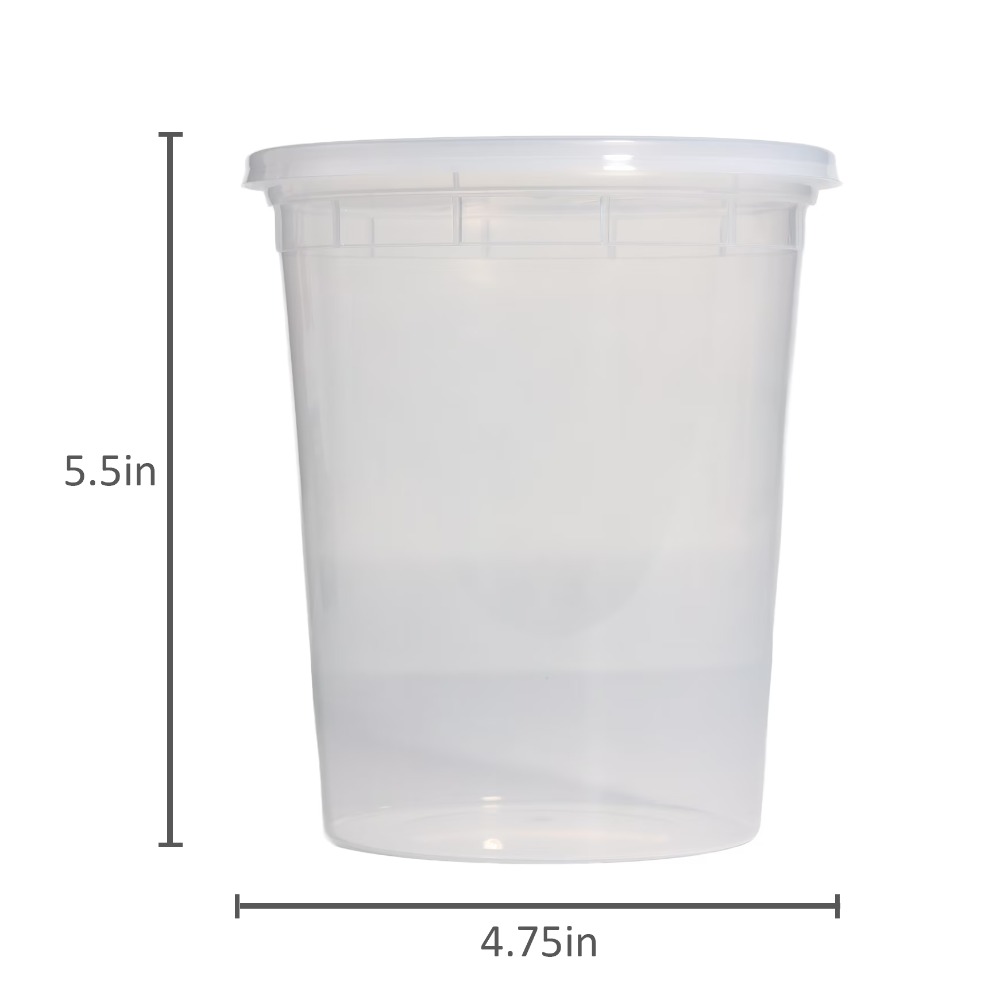 Set of 40 Plastic Deli Contain - Meal Prep Plan ulasan dan harga