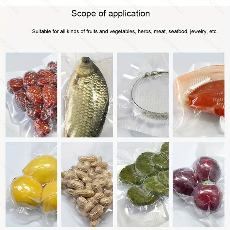4pcs Vacuum Sealer Bags: 4 Rol - Meal Prep Co ulasan dan harga