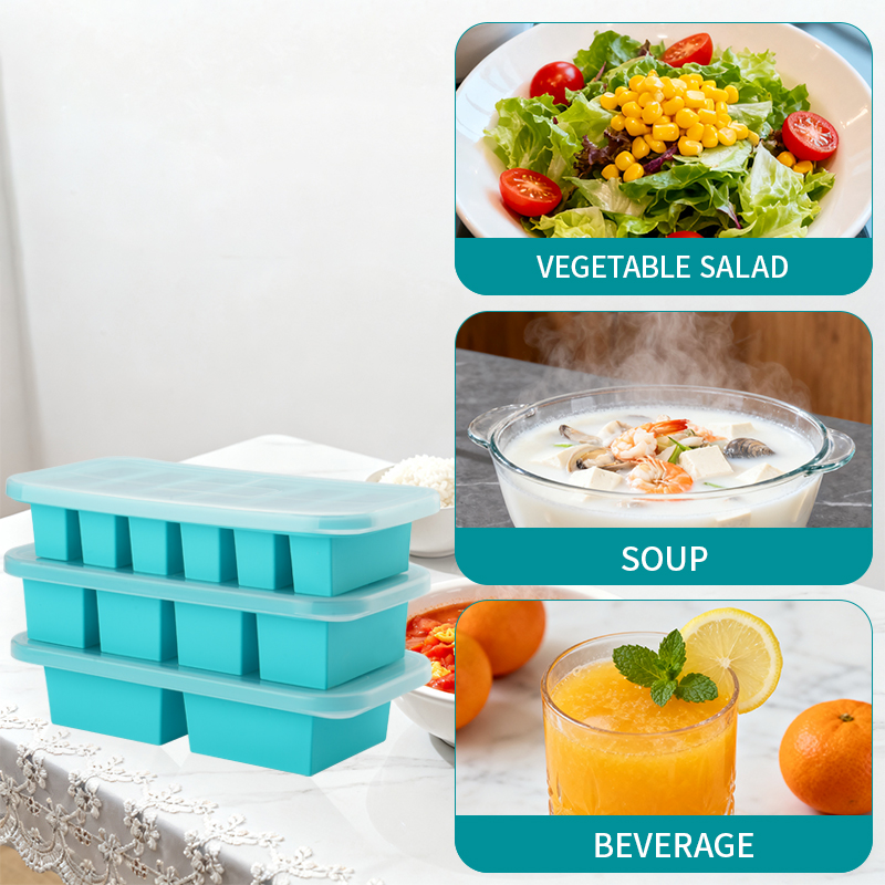 2 or 3-piece Silicone Freezer  - Meal Prep Menu ulasan dan harga