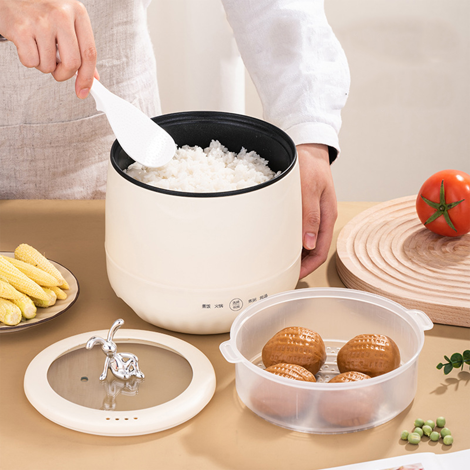 Smart Electric Mini Rice Cooke - Meal Prep Rice ulasan dan harga