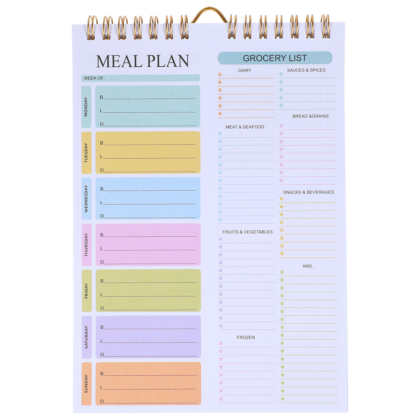 Weekly Meal Planner Notebook A - Meal Prep Menu ulasan dan harga