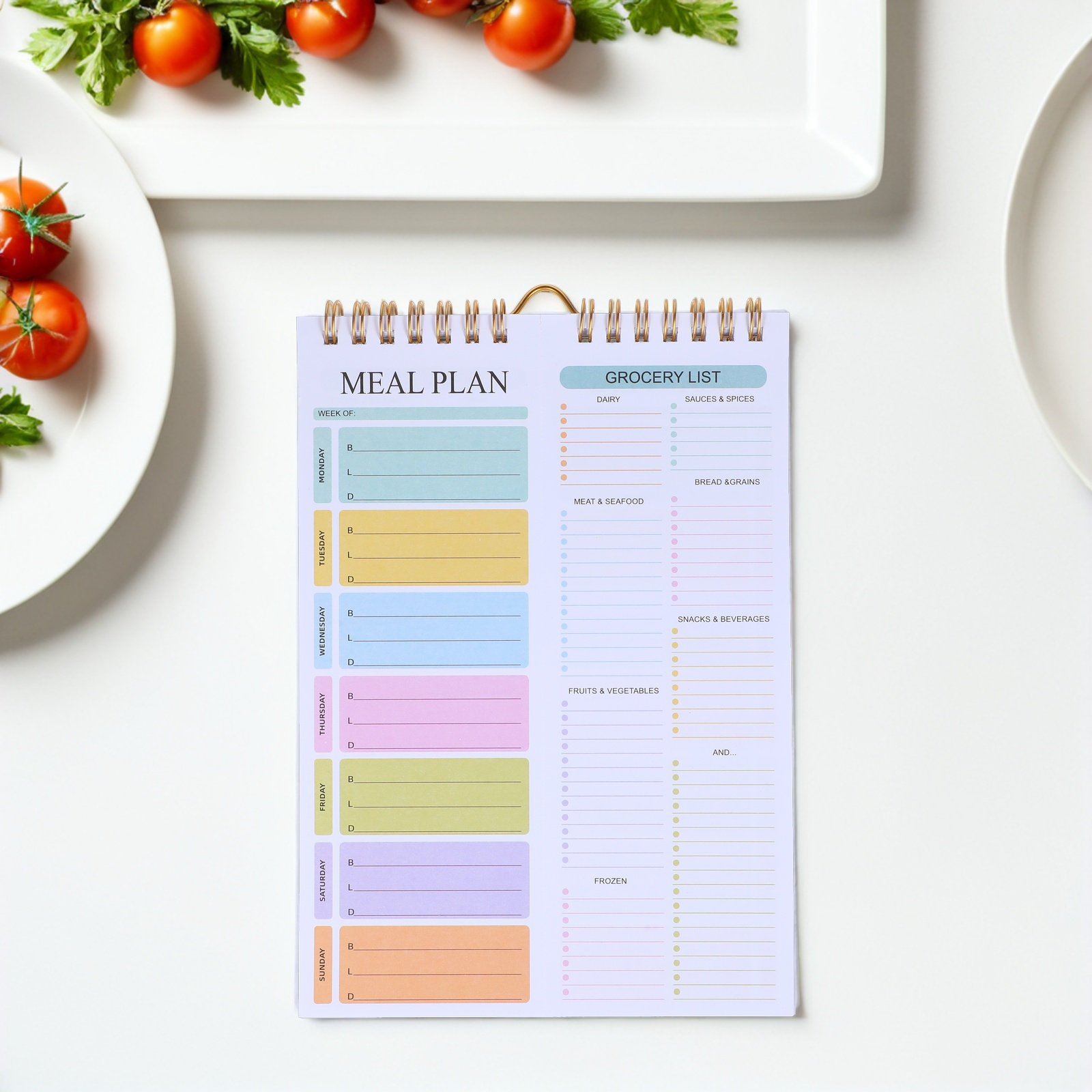 Weekly Meal Planner Notebook A - Meal Prep Menu ulasan dan harga