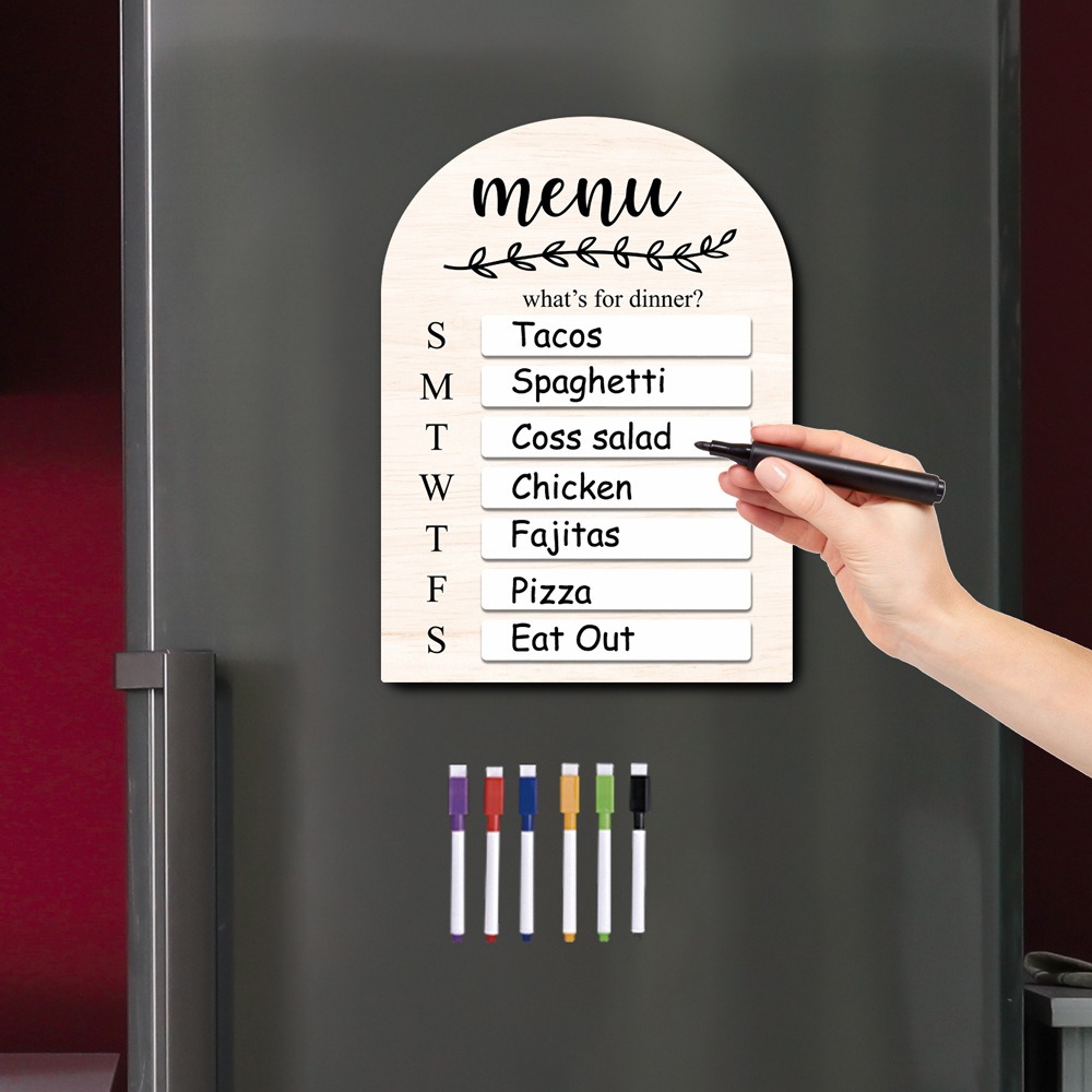 Practical Magnetic Fridge Meal - Meal Prep Plan ulasan dan harga