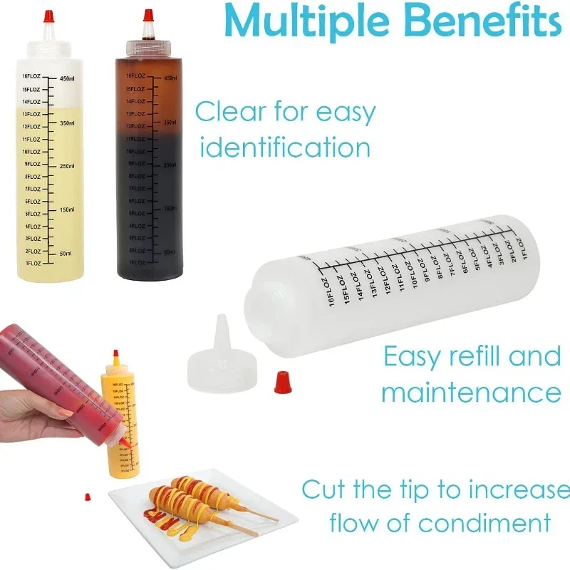Hot Plastic Needle-nosed Scale - Sauce Squeeze Bottle ulasan dan harga