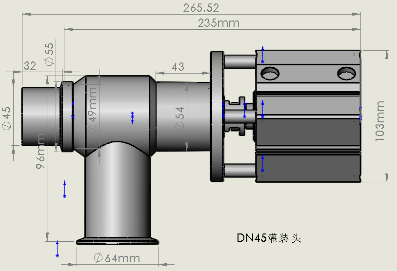 DN45mm diameter filling valve, - Meal Prep Co ulasan dan harga