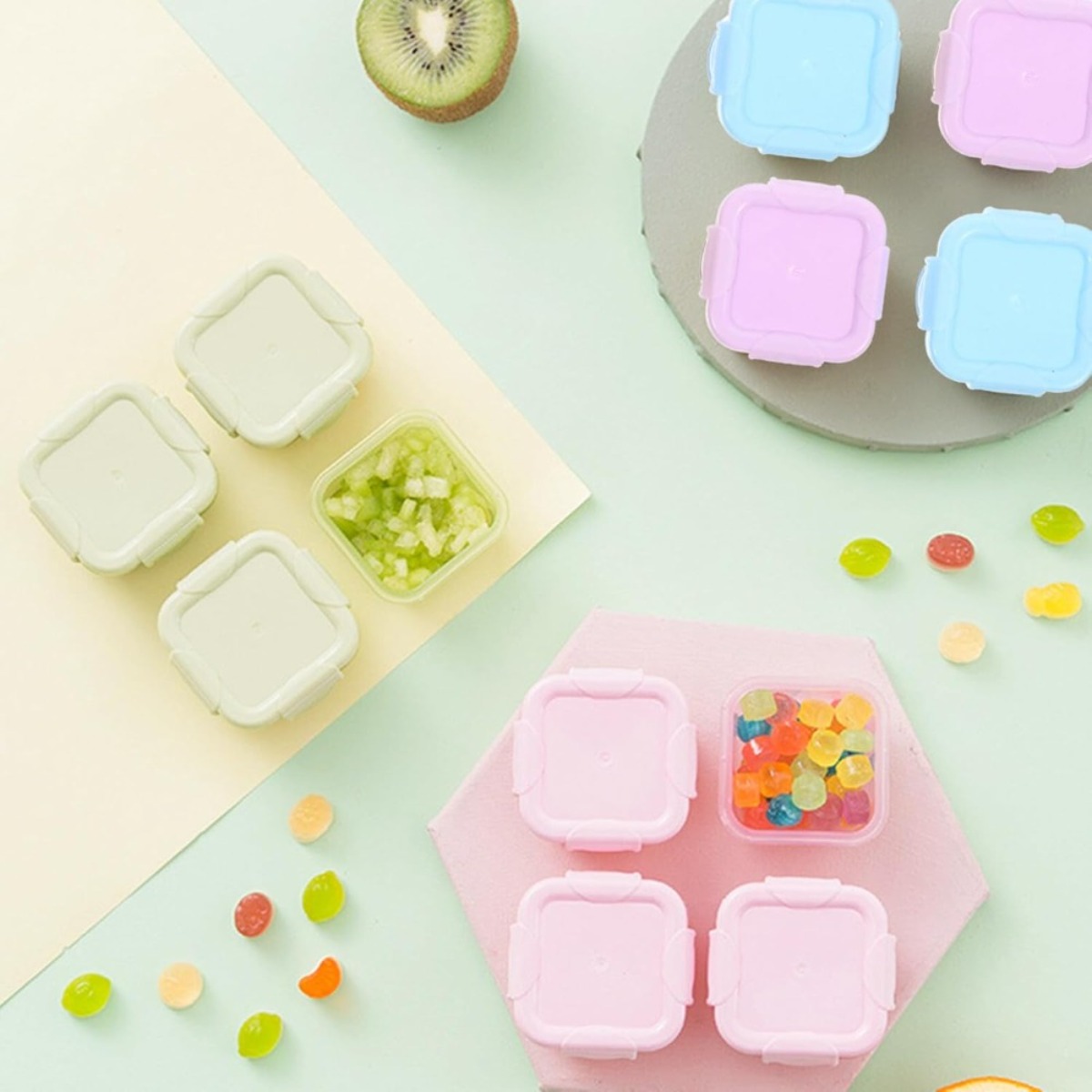 4 PCS Food Storage Containers  - Meal Prep Plan ulasan dan harga