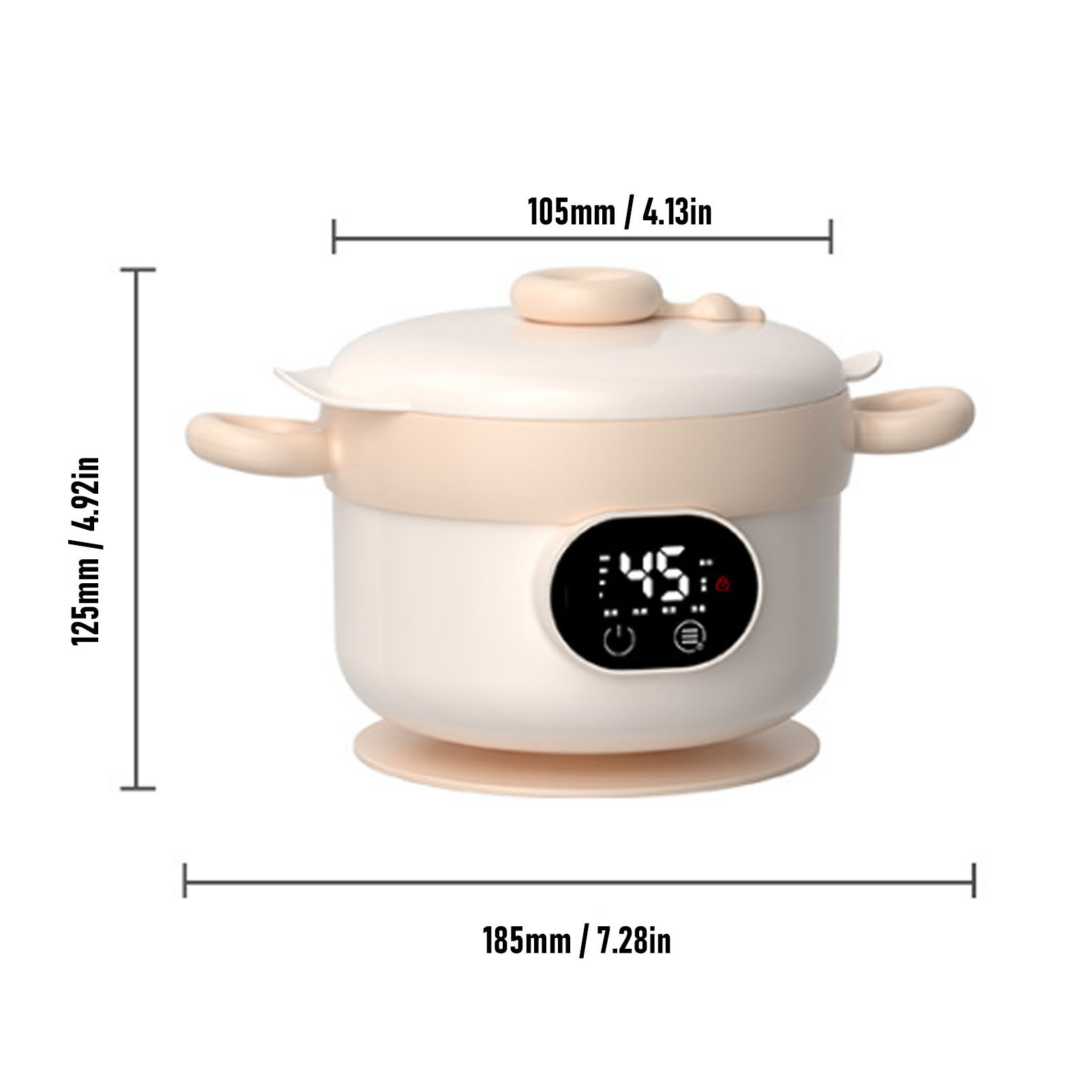 Food Warmer Bowl Electric Lunc - Stainless Bento Box ulasan dan harga
