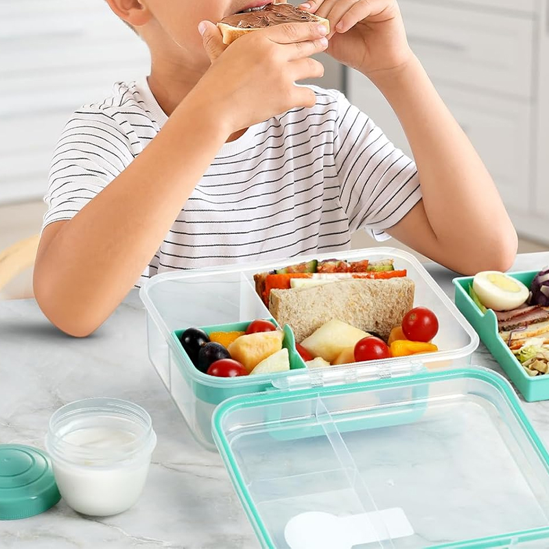 4 Compartment Leakproof Bento  - Meal Prep Menu ulasan dan harga