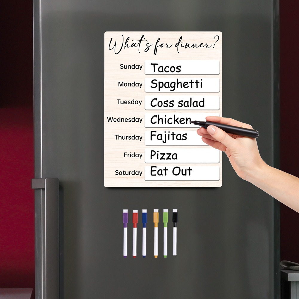 Note Board Magnetic Fridge Mea - Meal Prep Plan ulasan dan harga