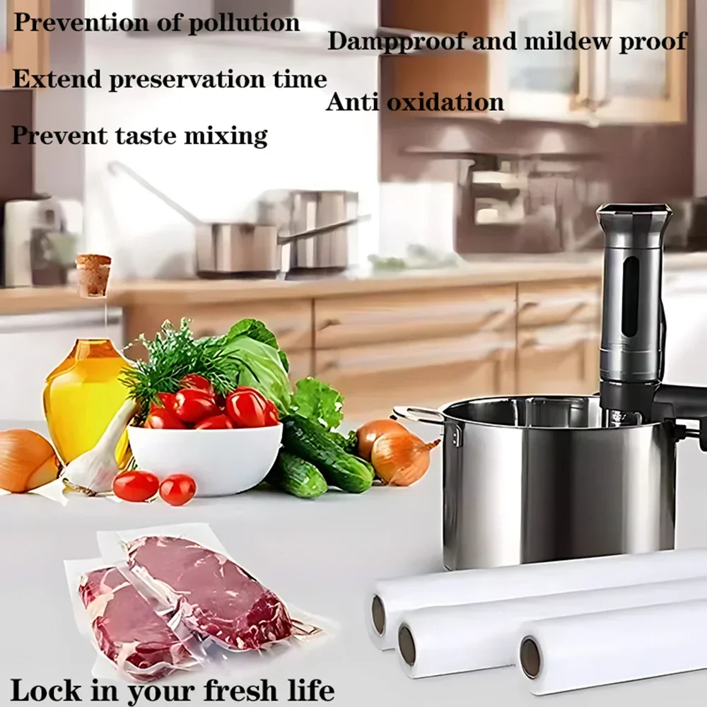 1 Roll Vacuum Bags For Food,Va - Meal Prep Co ulasan dan harga