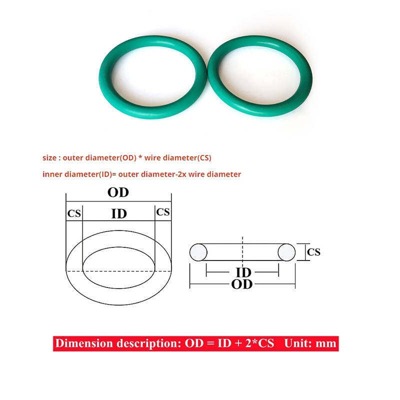 Green FKM O-Ring 1.78mm Cord I - Meal Prep Co ulasan dan harga