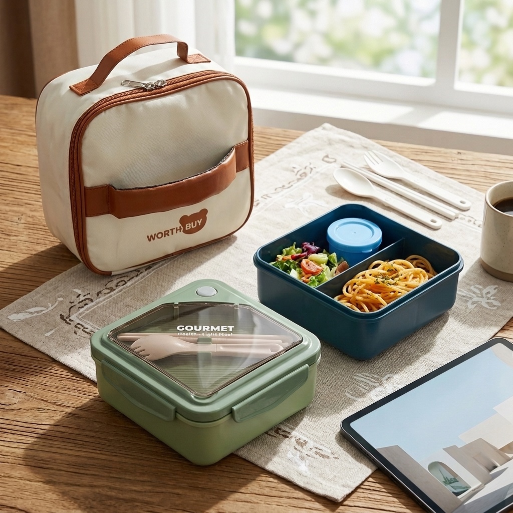 Microwavable Plastic Bento Lun - Meal Prep Meal Ideas ulasan dan harga
