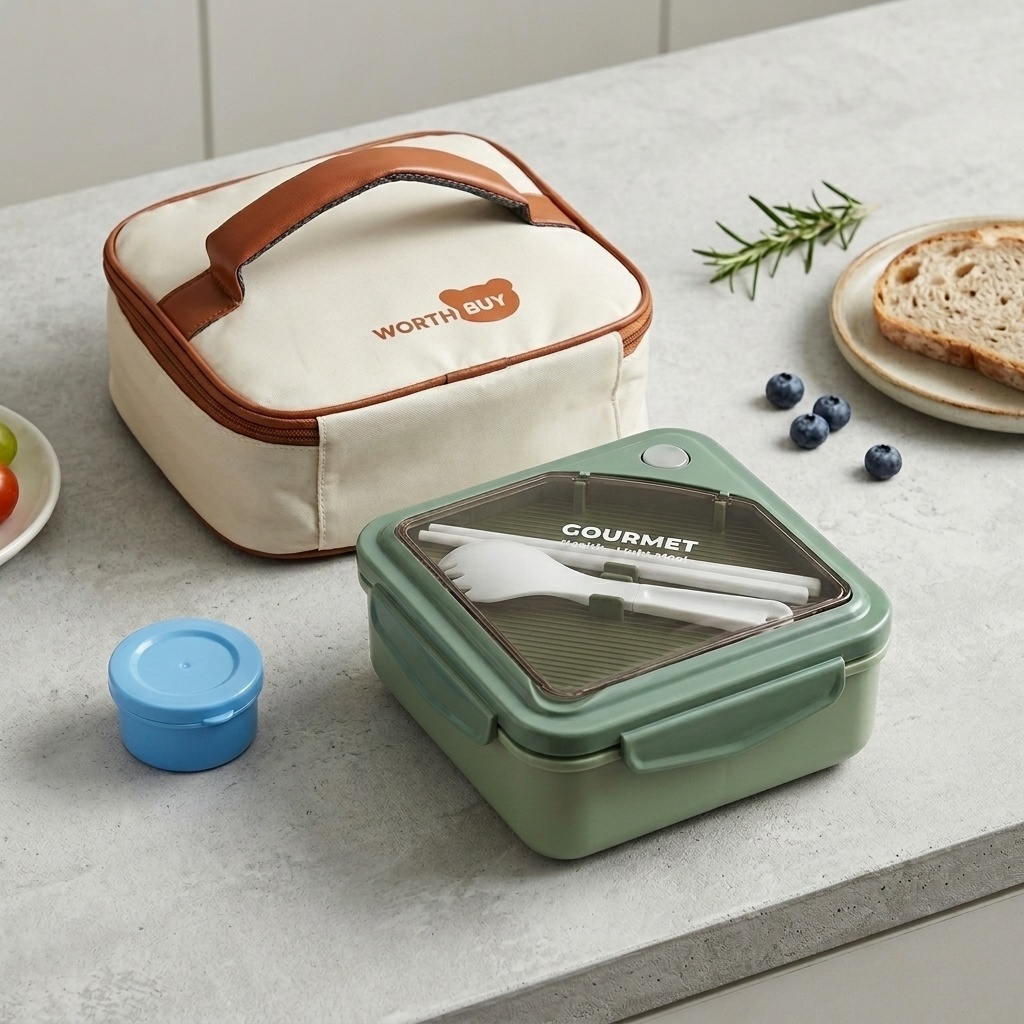 Microwavable Plastic Bento Lun - Meal Prep Meal Ideas ulasan dan harga