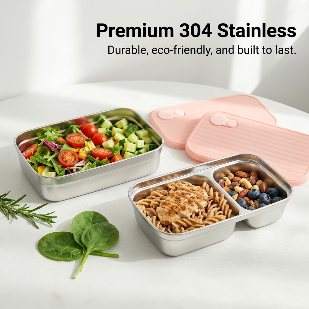 304 Stainless Steel Bento Lunc - Meal Prep Meal Ideas ulasan dan harga