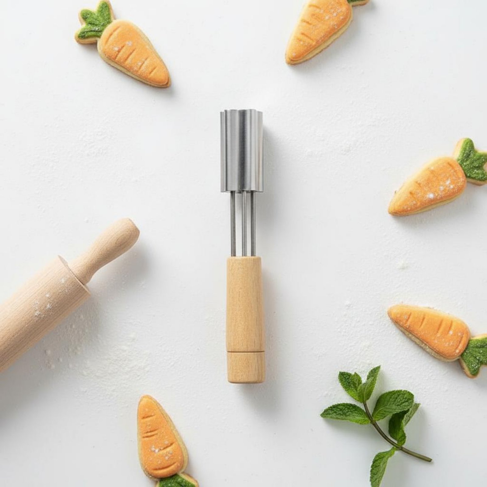 Stainless Steel Pastry Stamp M - Stainless Bento Box ulasan dan harga