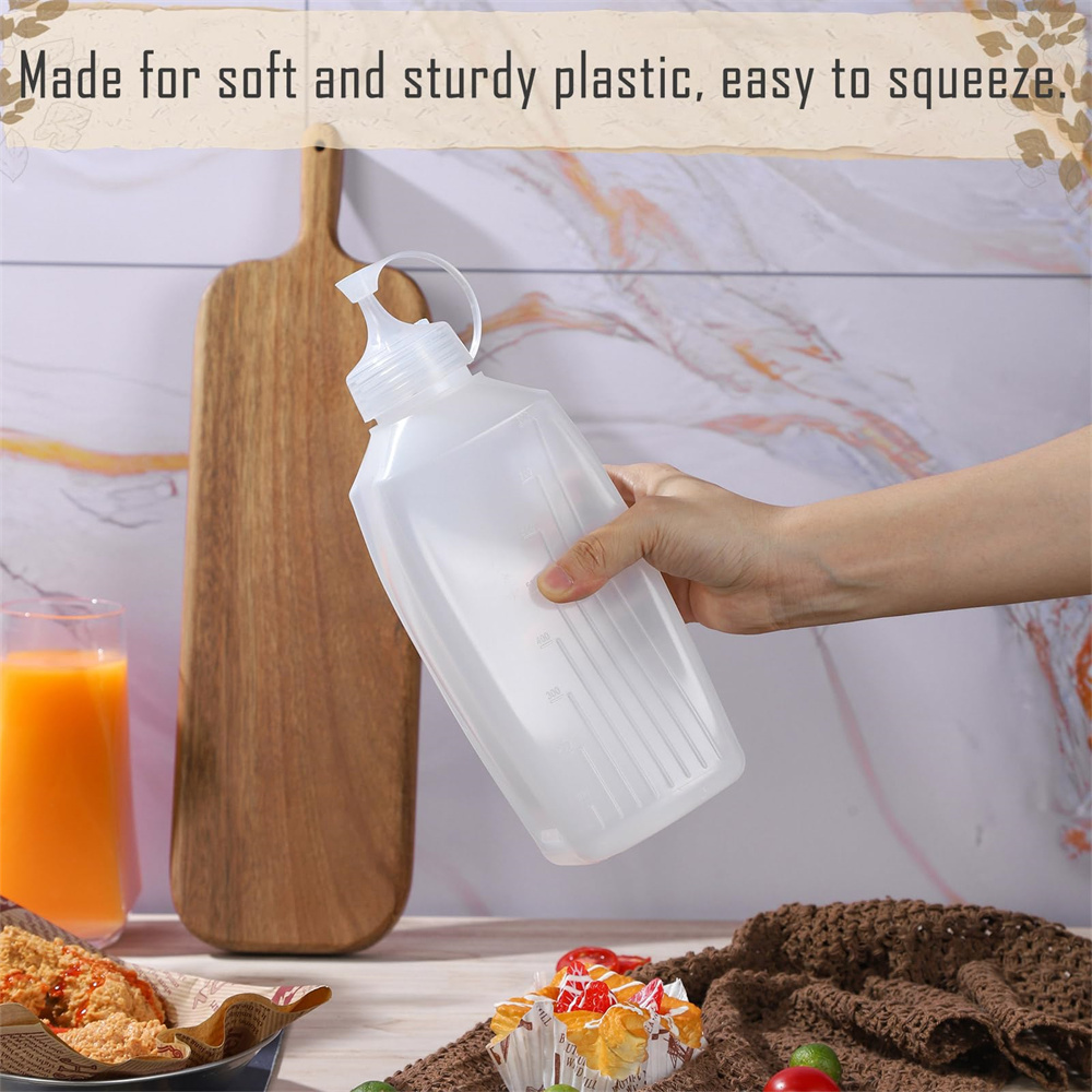 1pack 800/1000ml Plastic Squee - Sauce Squeeze Bottle ulasan dan harga