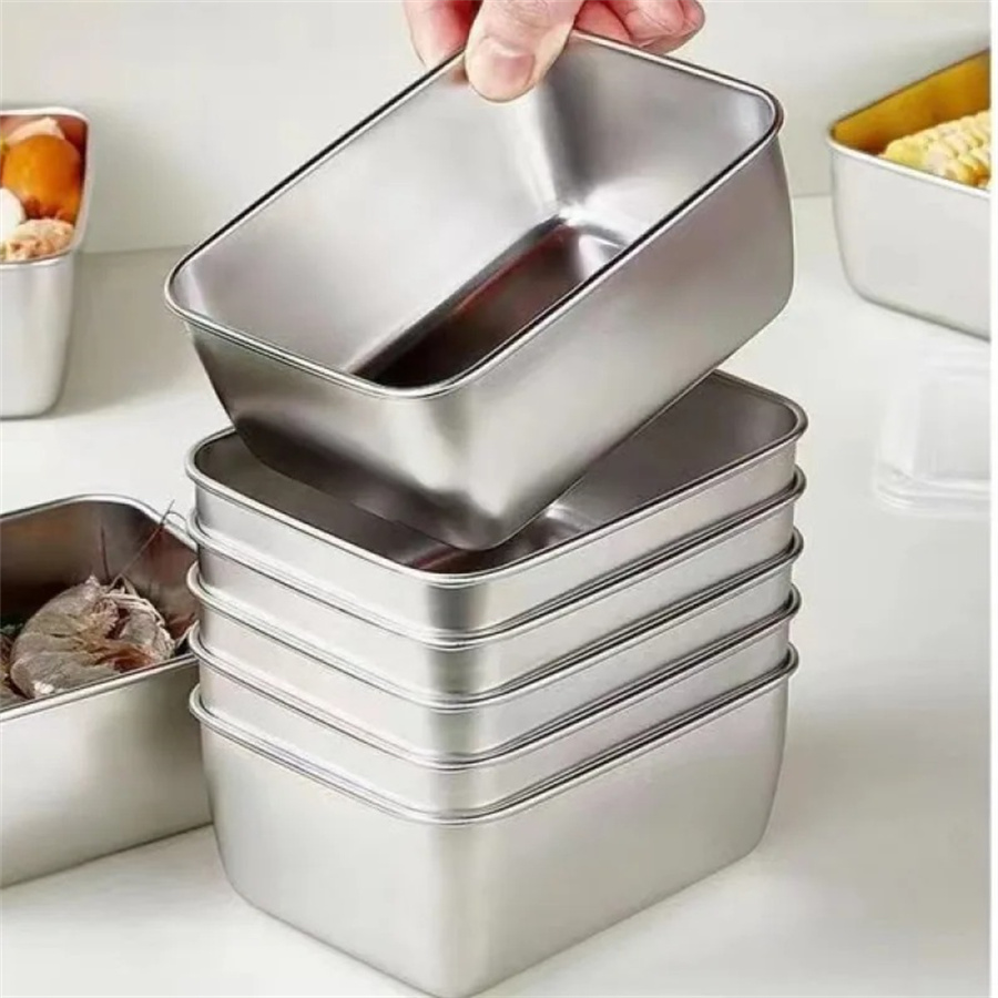 1/3/5pcs Stainless Steel Food  - Stainless Bento Box ulasan dan harga