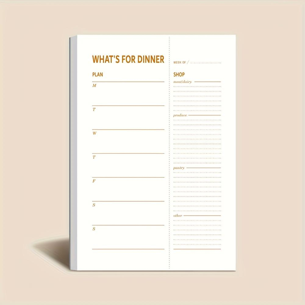 1pc Daily Diet Plan Notebook,  - Meal Prep Menu ulasan dan harga