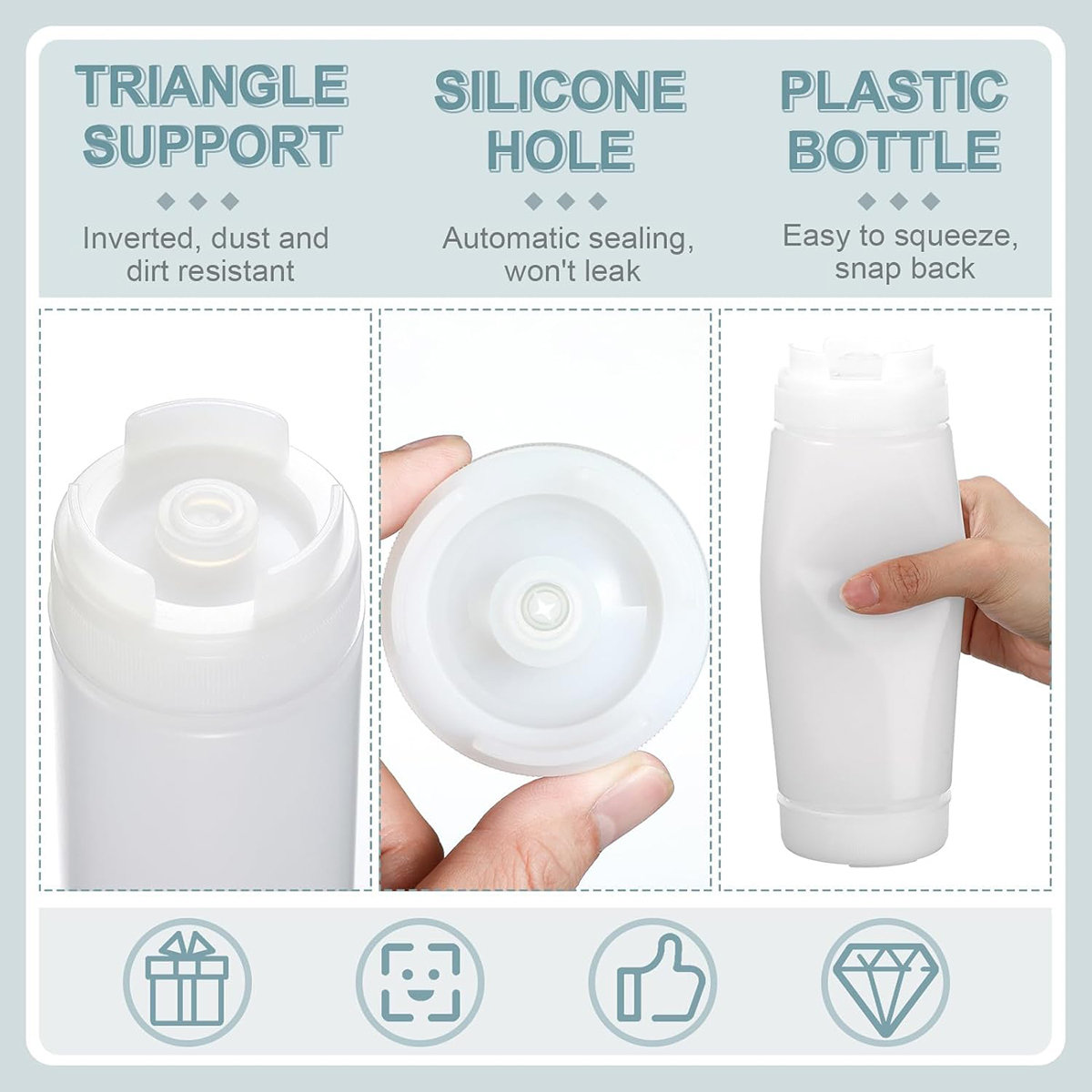 Big Capacity Plastic Sauce Bot - Sauce Squeeze Bottle ulasan dan harga