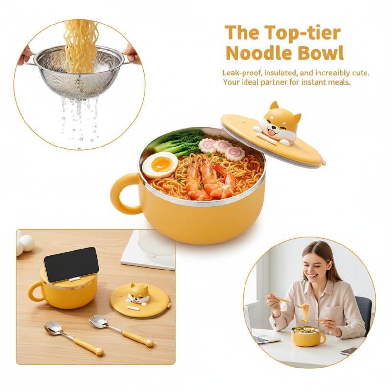 Stainless Steel Instant Noodle - Meal Prep Plan ulasan dan harga