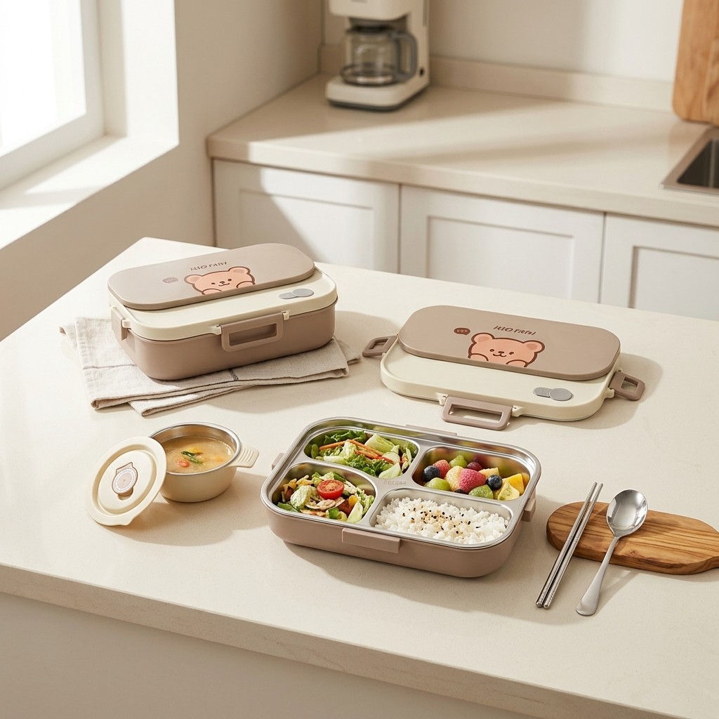 304 Stainless Steel Bento Box  - Meal Prep Meal Ideas ulasan dan harga